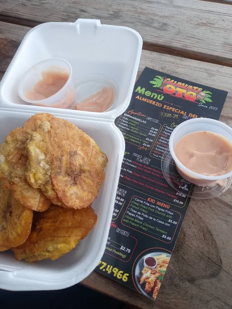 Tostones Con Mayoketchu